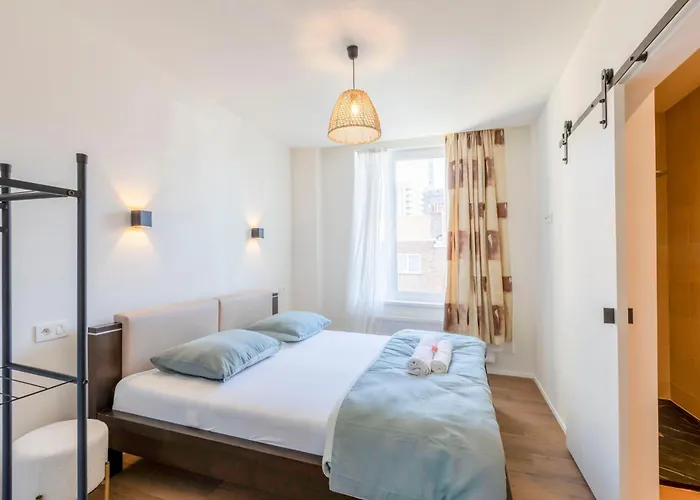 Ereva Seaside 2 Bedroom Duplex Modern Lägenhet Oostende